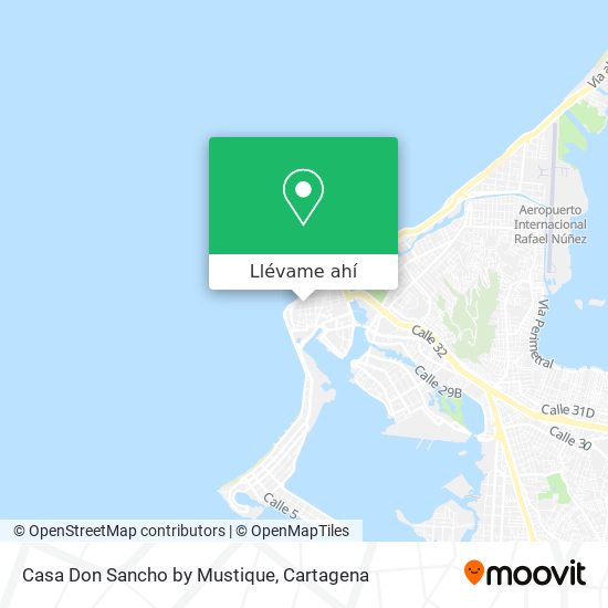 Mapa de Casa Don Sancho by Mustique