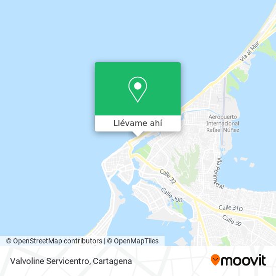 Mapa de Valvoline Servicentro