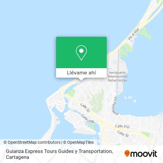 Mapa de Guianza Express Tours Guides y Transportation