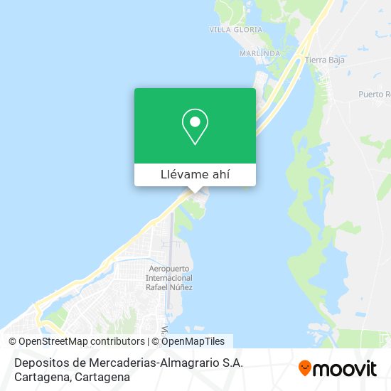 Mapa de Depositos de Mercaderias-Almagrario S.A. Cartagena
