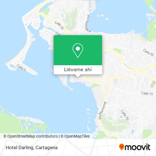 Mapa de Hotel Darling