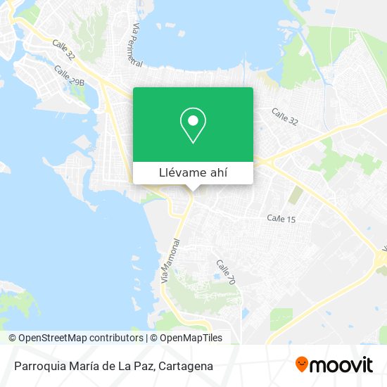 Mapa de Parroquia María de La Paz