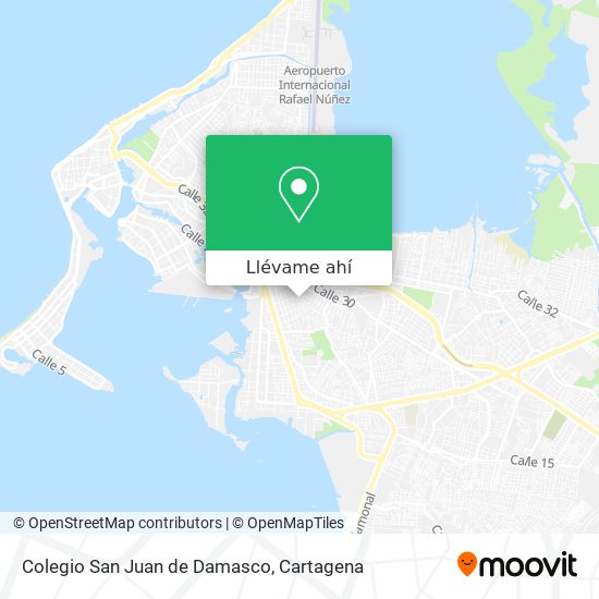 Mapa de Colegio San Juan de Damasco