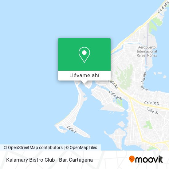 Mapa de Kalamary Bistro Club - Bar