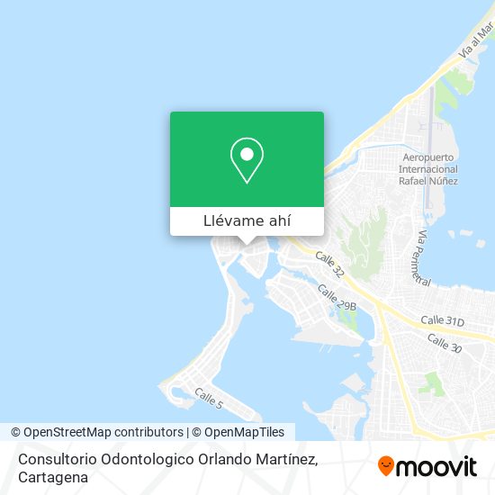 Mapa de Consultorio Odontologico Orlando Martínez