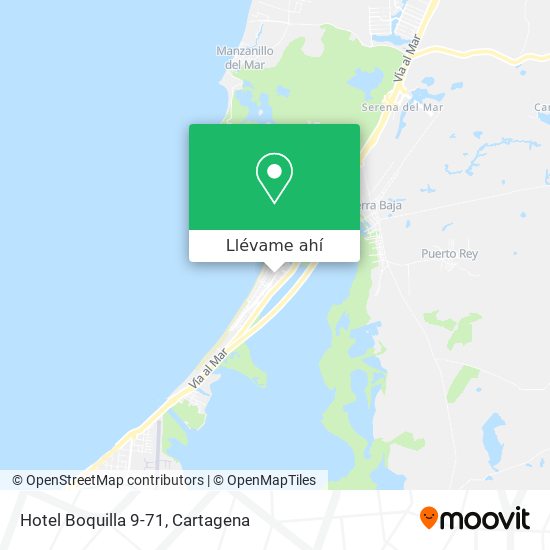 Mapa de Hotel Boquilla 9-71