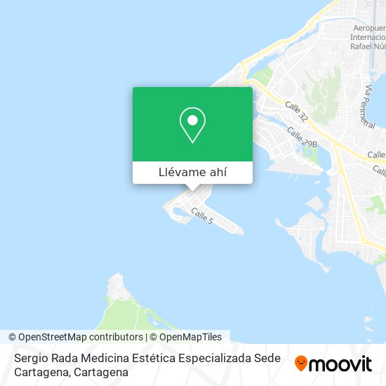 Mapa de Sergio Rada Medicina Estética Especializada Sede Cartagena
