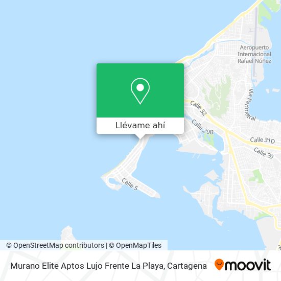 Mapa de Murano Elite Aptos Lujo Frente La Playa