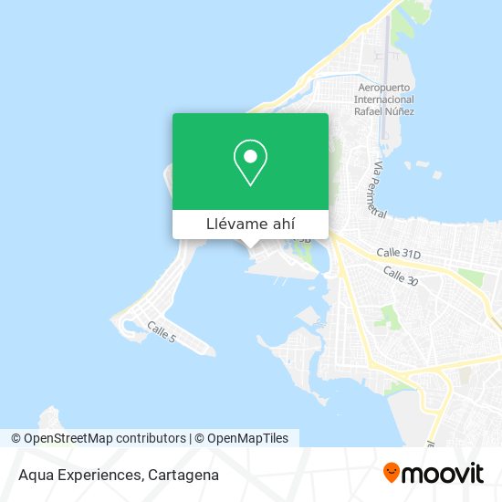 Mapa de Aqua Experiences