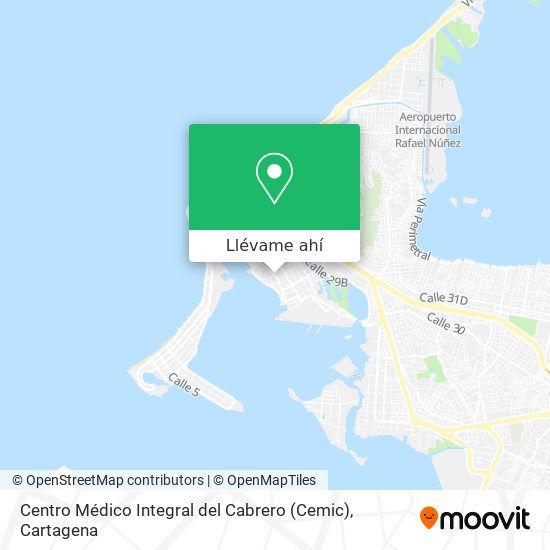 Mapa de Centro Médico Integral del Cabrero (Cemic)