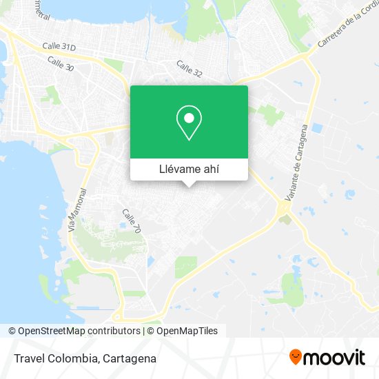 Mapa de Travel Colombia