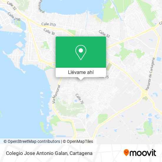 Mapa de Colegio Jose Antonio Galan