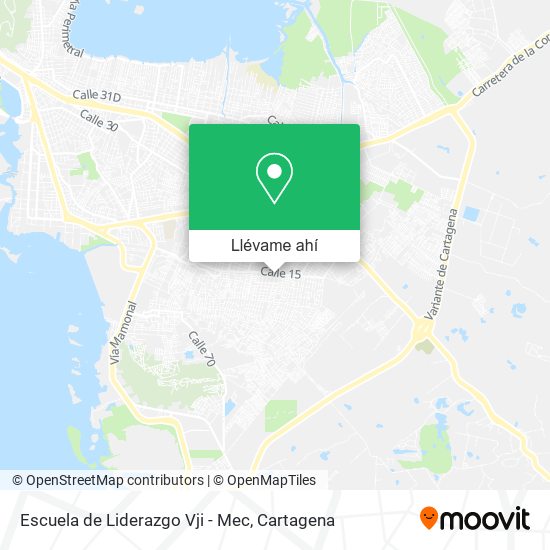 Mapa de Escuela de Liderazgo Vji - Mec