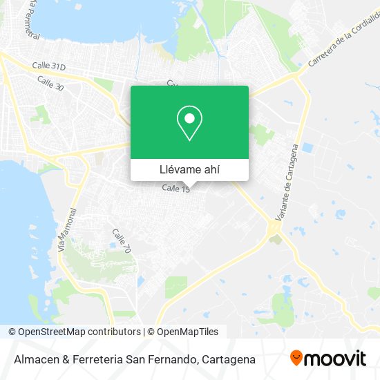 Mapa de Almacen & Ferreteria San Fernando