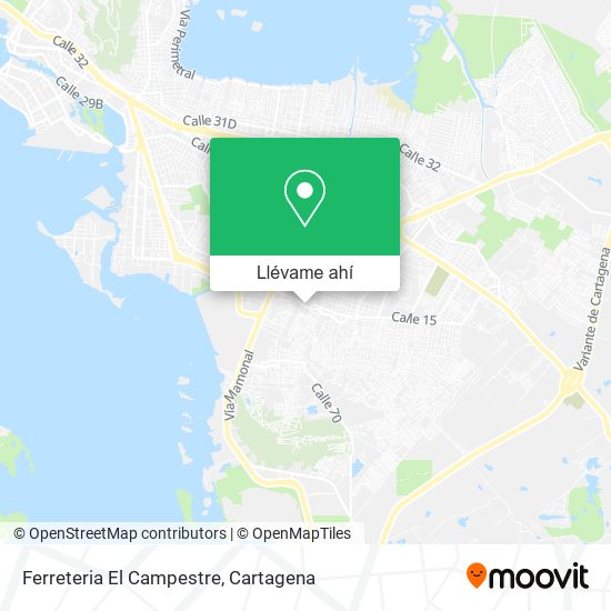 Mapa de Ferreteria El Campestre