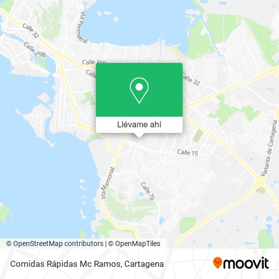 Mapa de Comidas Rápidas Mc Ramos