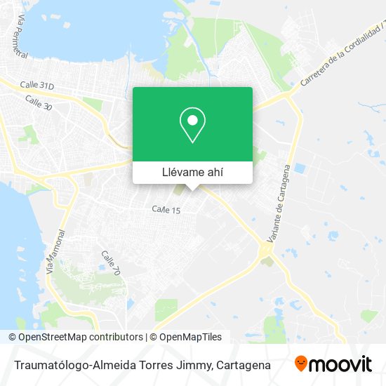 Mapa de Traumatólogo-Almeida Torres Jimmy