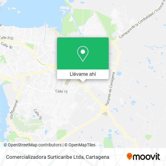 Mapa de Comercializadora Surticaribe Ltda