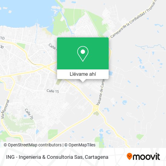 Mapa de ING - Ingenieria & Consultoria Sas