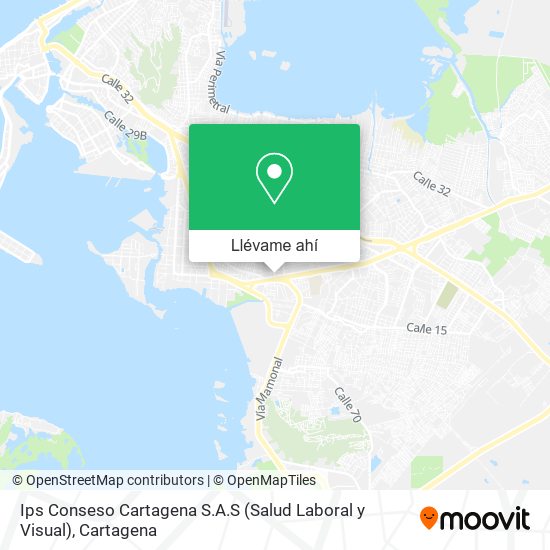Mapa de Ips Conseso Cartagena S.A.S (Salud Laboral y Visual)