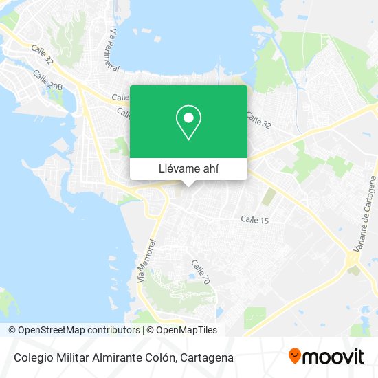 Mapa de Colegio Militar Almirante Colón