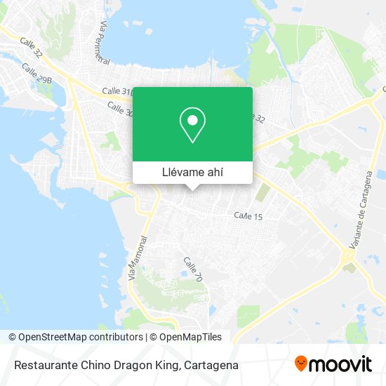 Mapa de Restaurante Chino Dragon King