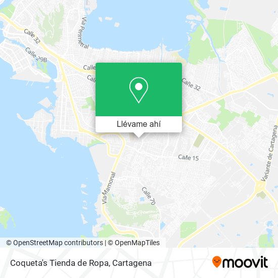 Mapa de Coqueta's Tienda de Ropa