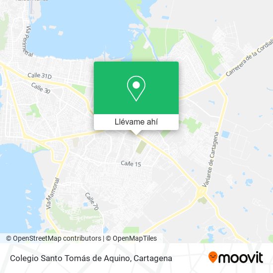 Mapa de Colegio Santo Tomás de Aquino