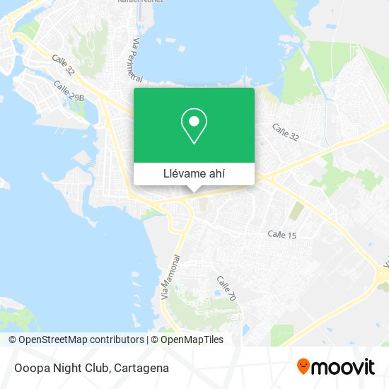 Mapa de Ooopa Night Club