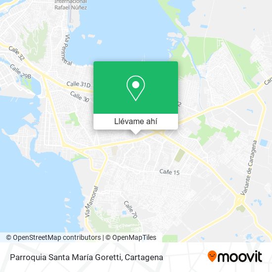 Mapa de Parroquia Santa María Goretti