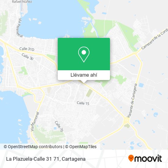 Mapa de La Plazuela-Calle 31 71