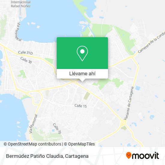 Mapa de Bermúdez Patiño Claudia