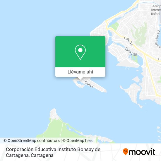 Mapa de Corporación Educativa Instituto Bonsay de Cartagena