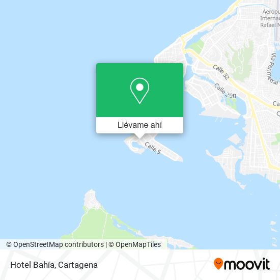 Mapa de Hotel Bahía