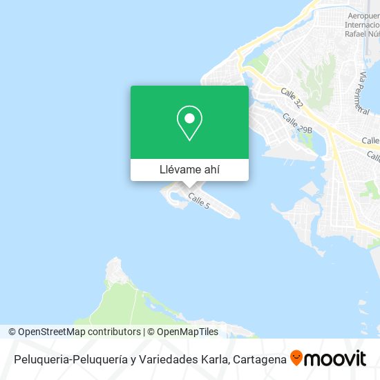 Mapa de Peluqueria-Peluquería y Variedades Karla