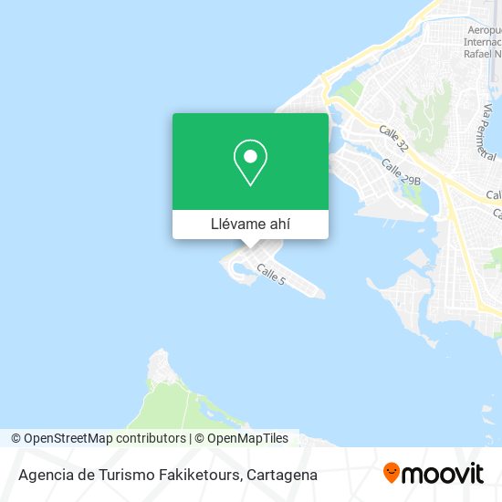 Mapa de Agencia de Turismo Fakiketours