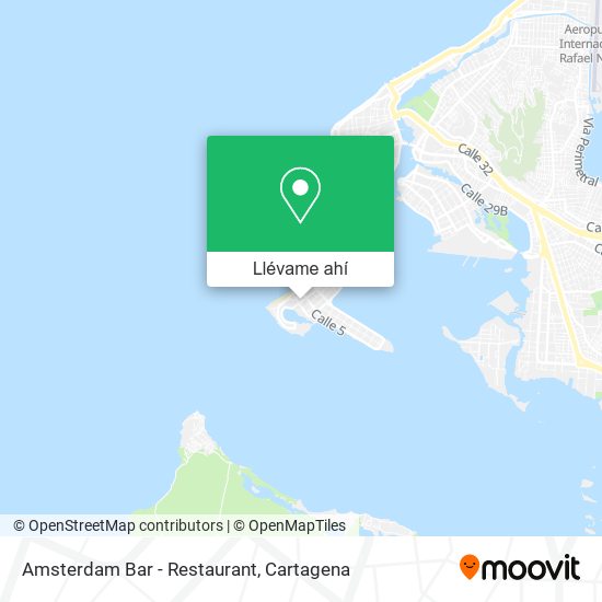 Mapa de Amsterdam Bar - Restaurant