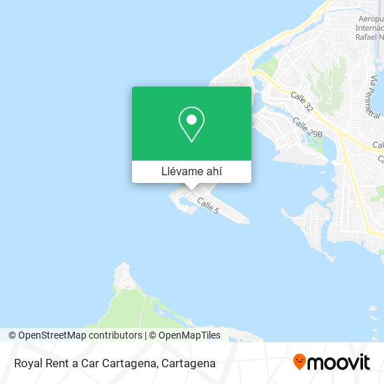 Mapa de Royal Rent a Car Cartagena