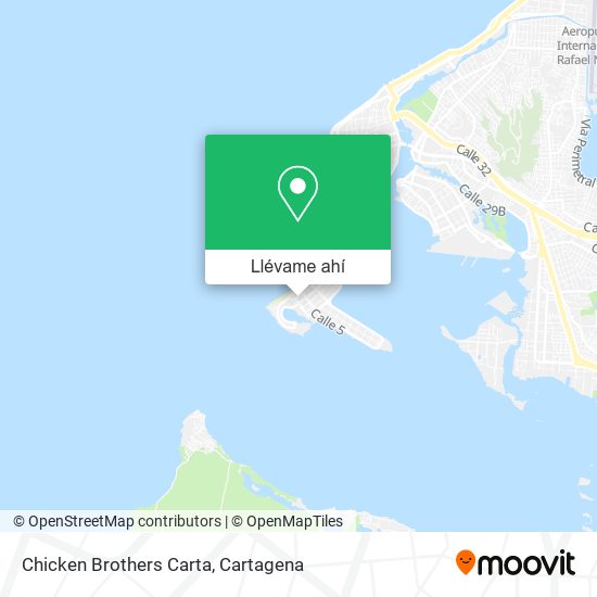 Mapa de Chicken Brothers Carta