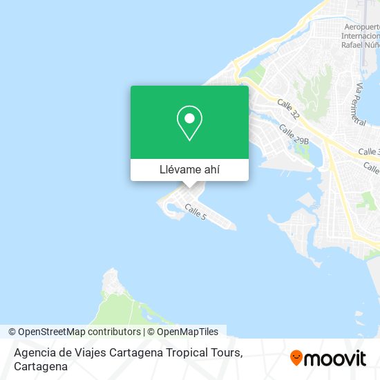 Mapa de Agencia de Viajes Cartagena Tropical Tours