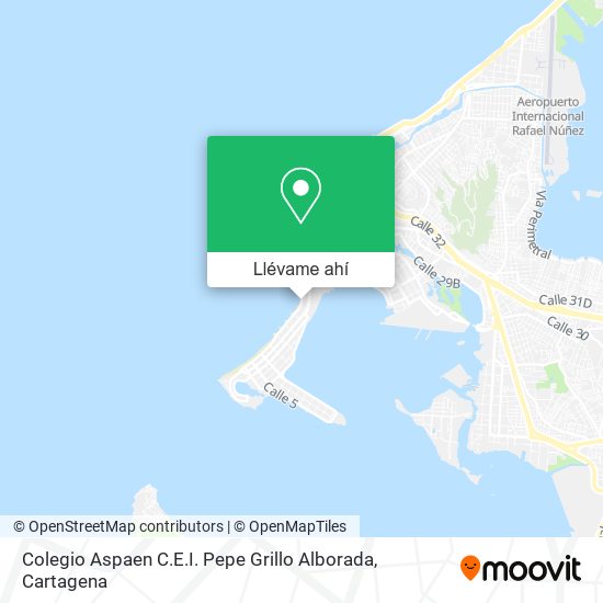 Mapa de Colegio Aspaen C.E.I. Pepe Grillo Alborada