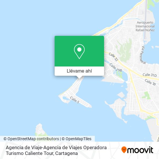 Mapa de Agencia de Viaje-Agencia de Viajes Operadora Turismo Caliente Tour