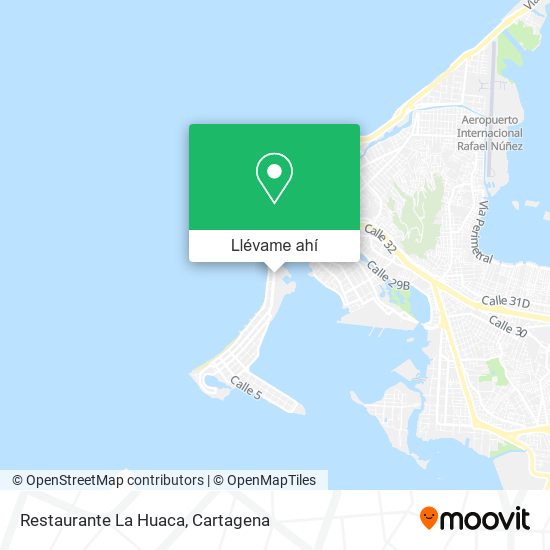 Mapa de Restaurante La Huaca