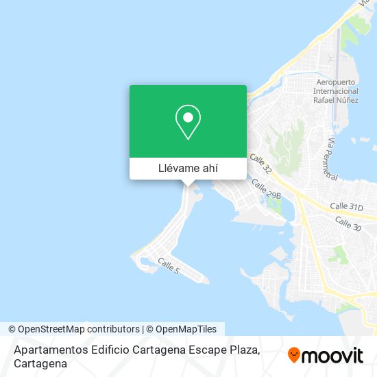 Mapa de Apartamentos Edificio Cartagena Escape Plaza