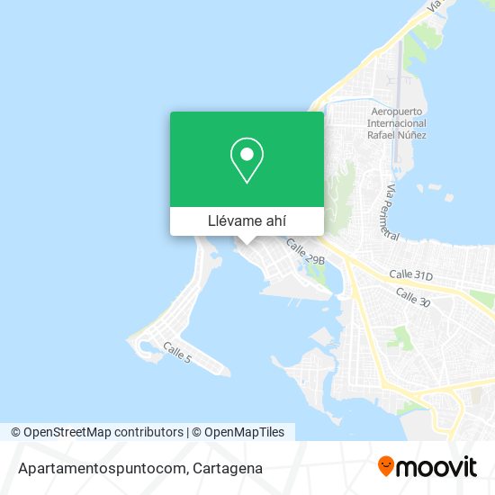 Mapa de Apartamentospuntocom