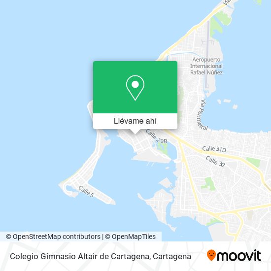 Mapa de Colegio Gimnasio Altair de Cartagena