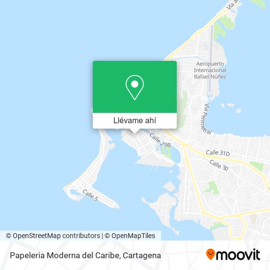 Mapa de Papeleria Moderna del Caribe