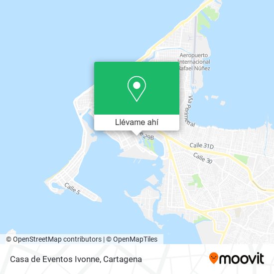 Mapa de Casa de Eventos Ivonne