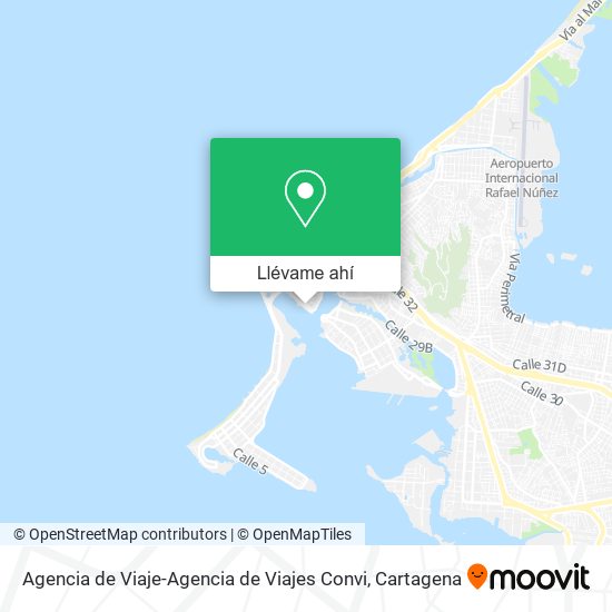 Mapa de Agencia de Viaje-Agencia de Viajes Convi