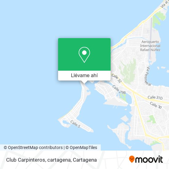 Mapa de Club Carpinteros, cartagena